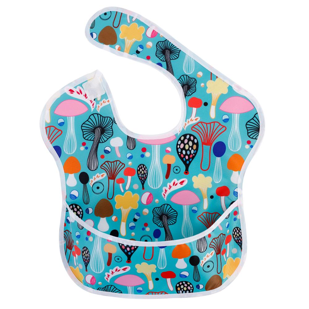 Waterproof Baby Bib with Food Catcher